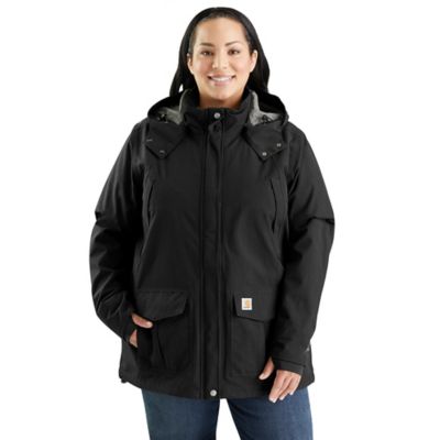 Image showing 5 th Carhartt Women's Storm Defender Shoreline Rain Jacket, 100% Nylon