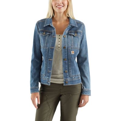 womens denim jacket with stretch