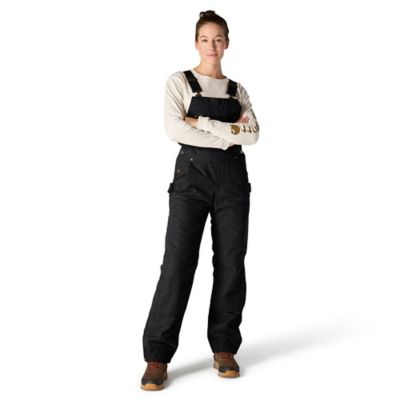 Carhartt Women's Quilted Lined Washed Duck Insulated Bib Overalls