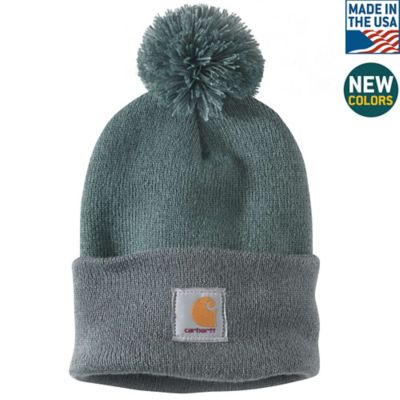 Carhartt Women's Knit Pom-Pom Cuffed Beanie, 106003 at Tractor Supply Co.