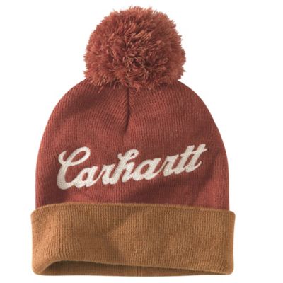 carhartt beanie with pom pom