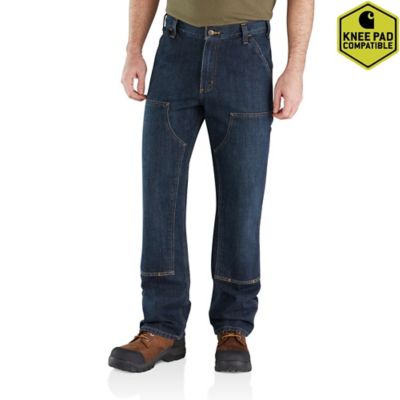 Carhartt Men's Holter Double Front Dungaree Jeans, 103328-966 at ...