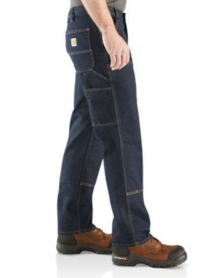 Image showing  Men's Relaxed Straight Rugged Flex Double-Front Denim Dungaree
