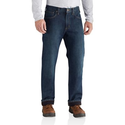 carhartt fleece lined carpenter jeans