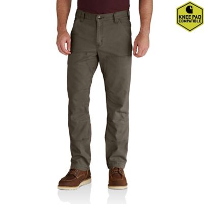 Carhartt Men's Relaxed Fit High-Rise Rugged Flex Rigby Double-Front Pants