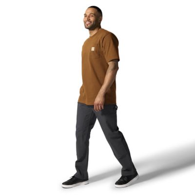 Image showing 2 th Carhartt Men's Iconic K87 Loose Fit Heavyweight Short-Sleeve Pocket T-Shirt