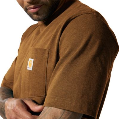 Image showing 5 th Carhartt Men's Iconic K87 Loose Fit Heavyweight Short-Sleeve Pocket T-Shirt
