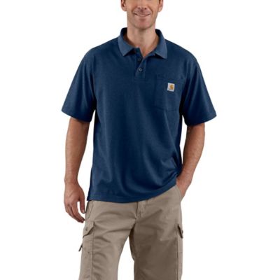 Carhartt Men's Contractor's Short-Sleeve Work Pocket Polo Shirt