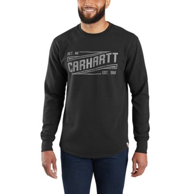 Carhartt Men's Long-Sleeve Graphic Crew T-Shirt