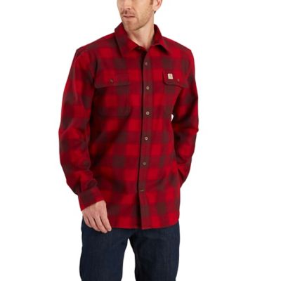 carhartt men's flannel shirts