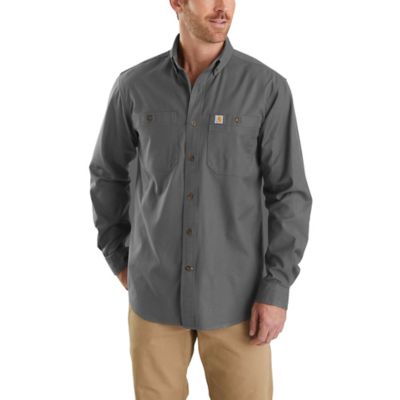 Carhartt Men's Rugged Flex Rigby Long-Sleeve Button-Down Work Shirt