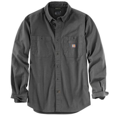 Carhartt Men's Rugged Flex Rigby Long-Sleeve Button-Down Work Shirt