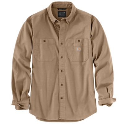 Carhartt Men's Rugged Flex Rigby Long-Sleeve Button-Down Work Shirt