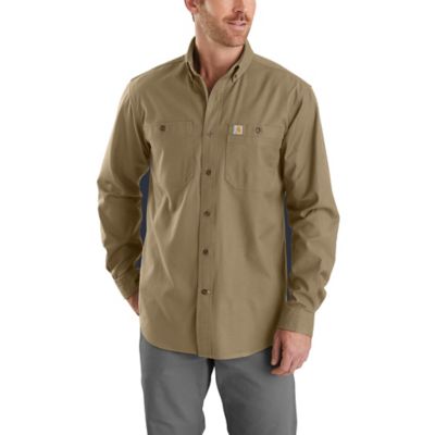 Image showing  Men's Rugged Flex Rigby Long-Sleeve Button-Down Work Shirt