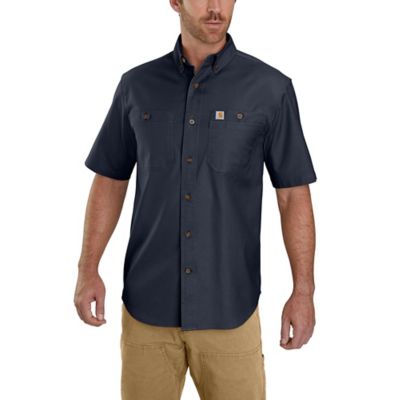 Carhartt Men's Rugged Flex Short-Sleeve Button-Down Work Shirt