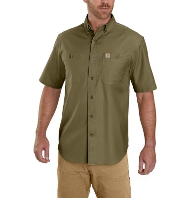 Image showing 1 th Carhartt Men's Rugged Flex Short-Sleeve Button-Down Work Shirt