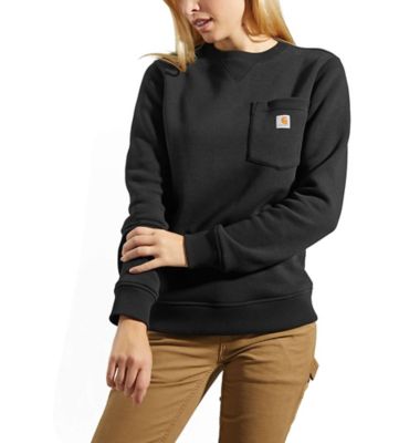 long sleeve crew neck sweatshirt