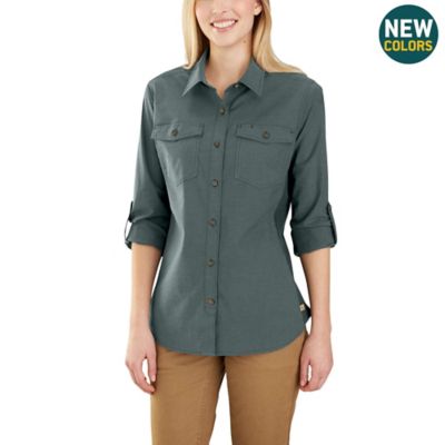 Carhartt Women's Bozeman Long-Sleeve Work Shirt