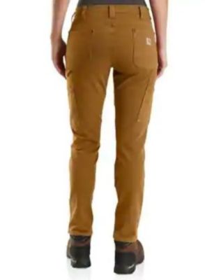 Image showing  Women's Rugged Flex Straight Fit Mid-Rise Double Front Pants