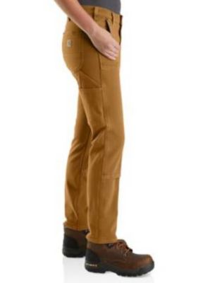 Image showing  Women's Rugged Flex Straight Fit Mid-Rise Double Front Pants