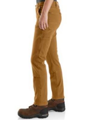 Image showing  Women's Rugged Flex Straight Fit Mid-Rise Double Front Pants