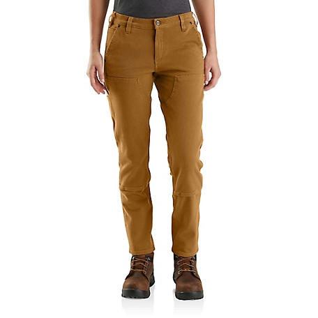 Carhartt Women's Straight Fit Mid-Rise Double Front Pants at