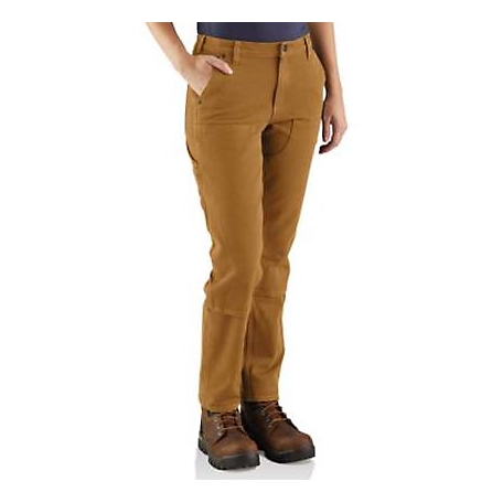 Carhartt Women's Straight Fit Mid-Rise Double Front Pants
