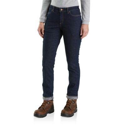 carhartt women's lined jeans