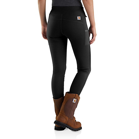 Carhartt Women's Rain Defender Fitted Heavyweight Legging, Oyster Gray,  Medium at  Women's Clothing store