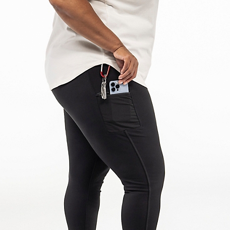 Carhartt Women's 103609 Women's Force Lightweight Utility Legging -  XX-Large Tall - BlackBerry