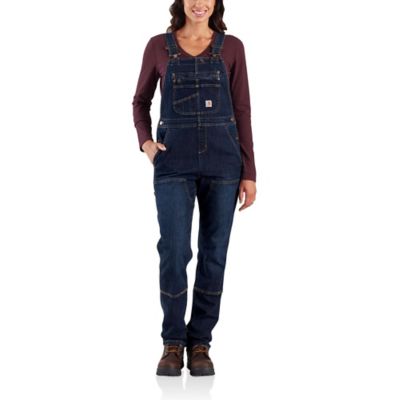 Carhartt Women's Double-Front Denim Bib Overalls at Tractor Supply Co.