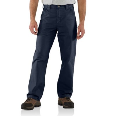 Carhartt Men's High-Rise Canvas Dungaree Pants I wear these for working around the house , gardening, and hiking