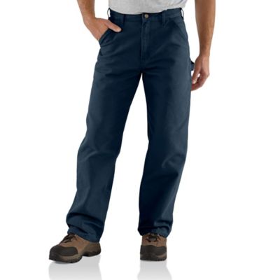 Image showing  Men's Loose Fit High-Rise Washed Duck Work Dungaree Pants