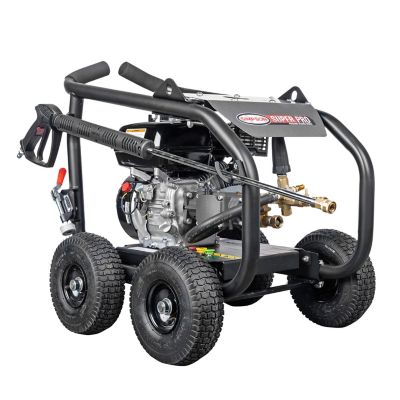 Image showing  3,600 PSI 2.5 GPM Gas Cold Water SuperPro Roll-Cage Pressure Washer with Honda GX200 Engine and Triplex Plunger Pump