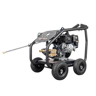 SIMPSON 4,000 PSI 3.5 GPM Gas Cold Water SuperPro Roll-Cage Pressure Washer, Triplex Plunger Pump, Honda GX270 Engine, 49-State