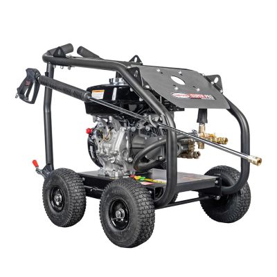 Image showing  4,000 PSI 3.5 GPM Gas Cold Water SuperPro Roll-Cage Pressure Washer, Triplex Plunger Pump, Honda GX270 Engine, 49-State