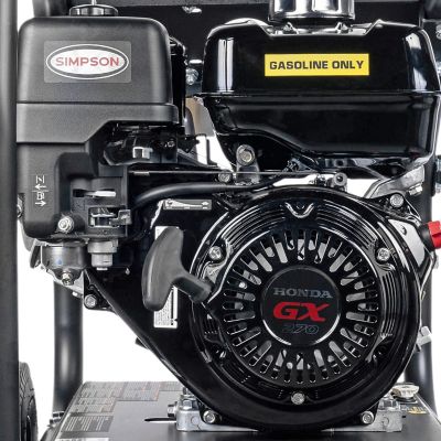 Image showing 7 th SIMPSON 4,000 PSI 3.5 GPM Gas Cold Water SuperPro Roll-Cage Pressure Washer, Triplex Plunger Pump, Honda GX270 Engine, 49-State