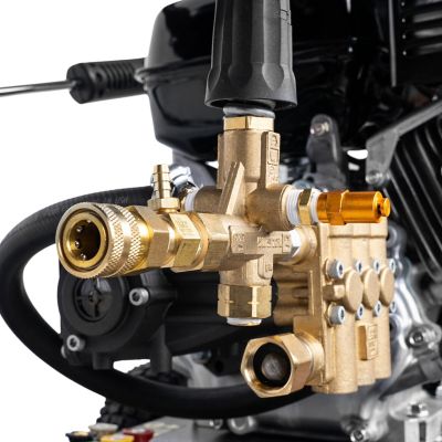 Image showing 8 th SIMPSON 4,000 PSI 3.5 GPM Gas Cold Water SuperPro Roll-Cage Pressure Washer, Triplex Plunger Pump, Honda GX270 Engine, 49-State