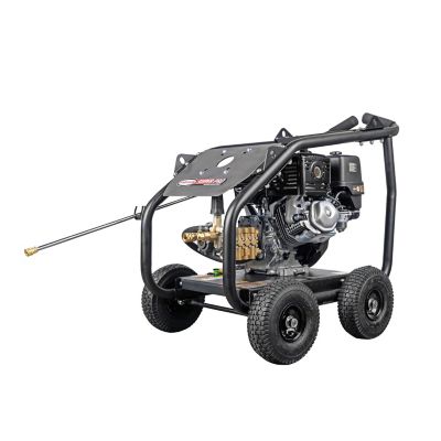 SIMPSON 4,400 PSI 4 GPM Gas Cold Water SuperPro Roll-Cage Pressure Washer, Triplex Plunger Pump, Honda GX390 Engine, 49-State