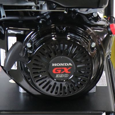Image showing  4,400 PSI 4 GPM Gas Cold Water SuperPro Roll-Cage Pressure Washer, Triplex Plunger Pump, Honda GX390 Engine, 49-State