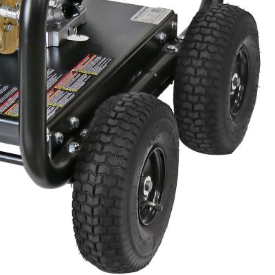 Image showing 6 th SIMPSON 4,400 PSI 4 GPM Gas Cold Water SuperPro Roll-Cage Pressure Washer, Triplex Plunger Pump, Honda GX390 Engine, 49-State