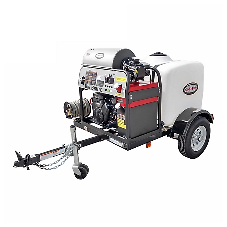 SIMPSON 4,000 PSI 4 GPM Gas with E-Start Hot Water Pressure Washer with COMET Pump and VANGUARD V-Twin Engine
