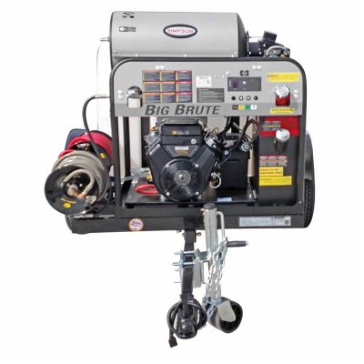 Image showing  4,000 PSI 4 GPM Gas with E-Start Hot Water Pressure Washer with COMET Pump and VANGUARD V-Twin Engine