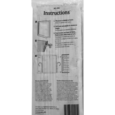 Image showing  Window Air Conditioner Vinyl Panel Replacement Kit
