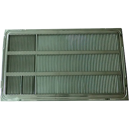 LG Stamped Aluminum Rear Air Conditioner Grille for 26 in. Wall Sleeves