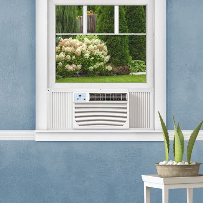 Image showing 7 th Keystone 115 V Window/Wall Air Conditioner with 3,500 BTU Supplemental Heat, 1,500 sq. ft., 8,000 BTU
