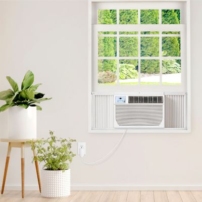 Image showing 8 th Keystone 115 V Window/Wall Air Conditioner with 3,500 BTU Supplemental Heat, 1,500 sq. ft., 8,000 BTU