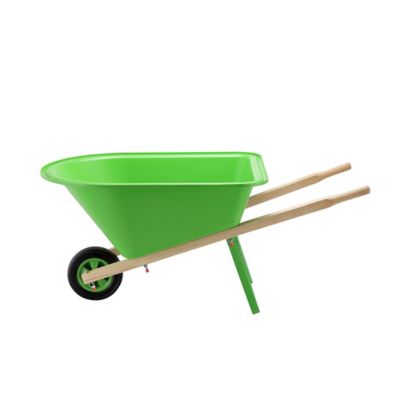 Barn Star Kids' Green Wheelbarrow, 22 lb. Capacity