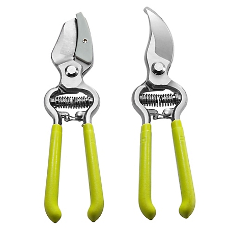 Barn Star 8 in. Bypass and Anvil Pruner Set, 2 pc.