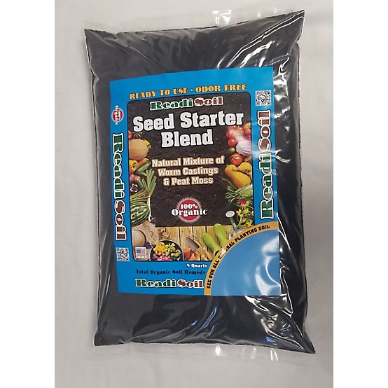 Readi Soil 8 Qt. 100% Organic Worm Castings Seed Starter Readi Soil 8 Qt. 100% Organic Worm Castings Seed Starter